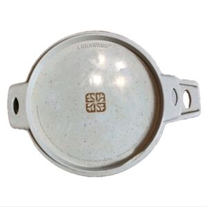 LittonWare Microwave Cookware 2 Cup Round Bowl 39278 w Lid 39277 Vintage Used